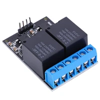 2 channel bistable self locking trigger board button mcu low level control switch 12v