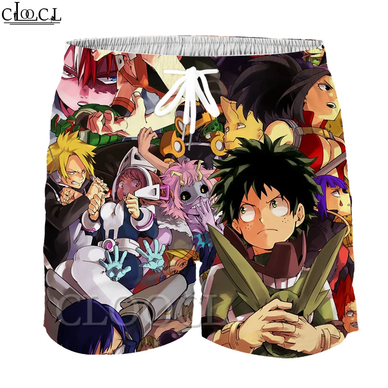 

CLOOCL/Детские модные короткие штаны с японским аниме «Моя Академия героев» повседневные милые летние штаны с 3D принтом для мальчиков в Корейс...