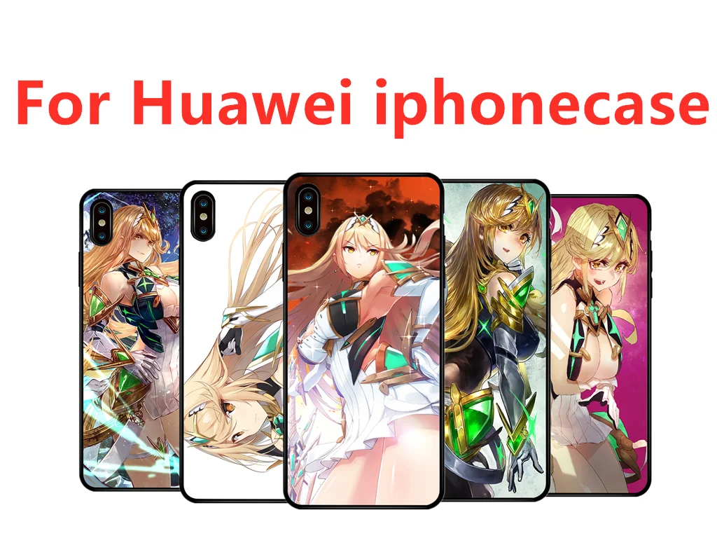 Xenoblade летопицы 2 Hikari Mythra мягкий чехол для телефона Huawei P10 20 30 Mate Honor 8 9|Рисование и
