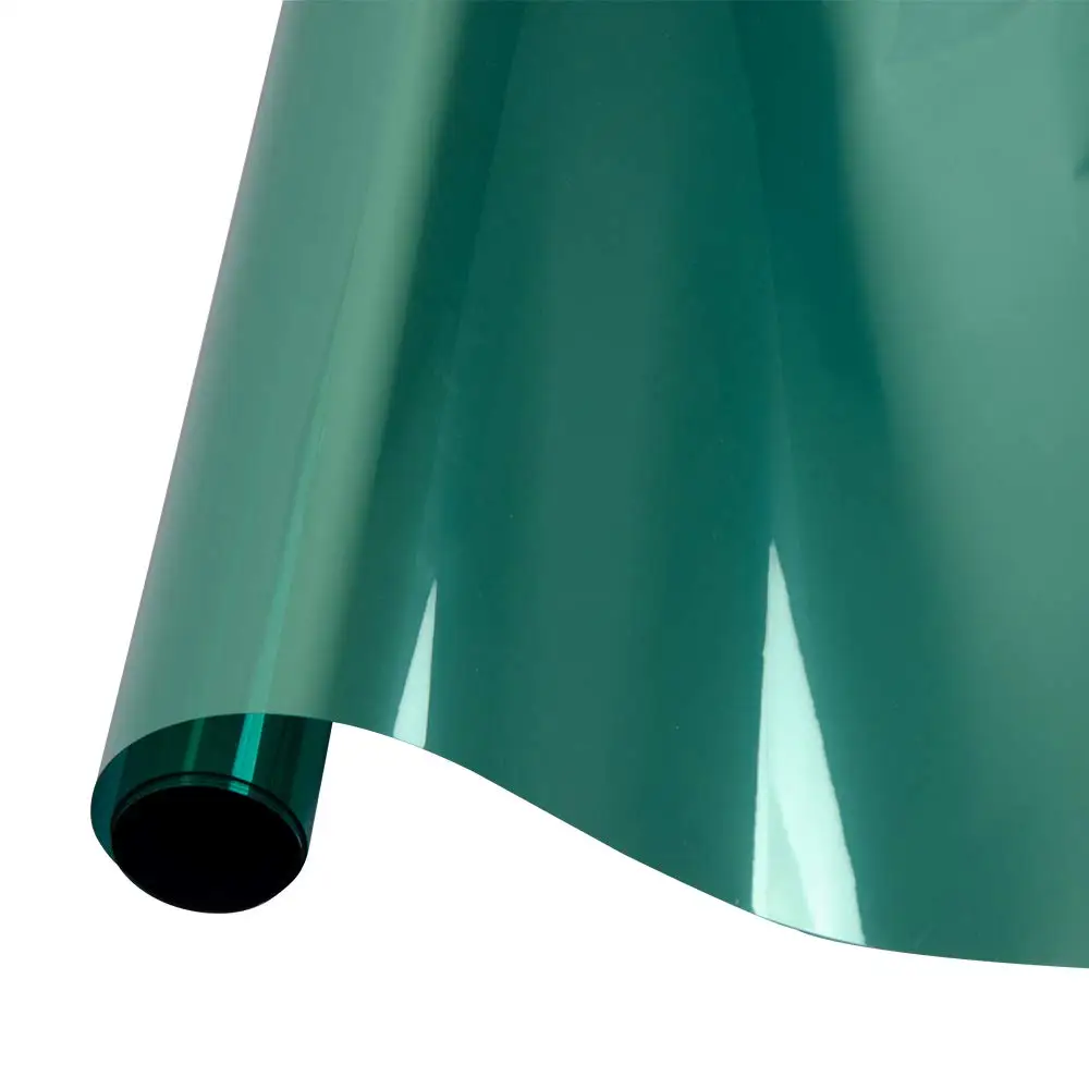 Теплоизоляционная наклейка для окон длиной 9 м зеленая серебристая стойкая