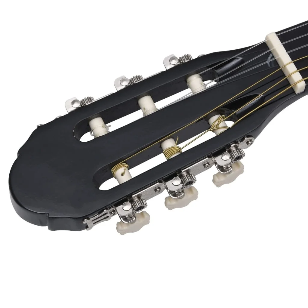 

Classical Guitar for Beginner Black 4/4 39" Basswood