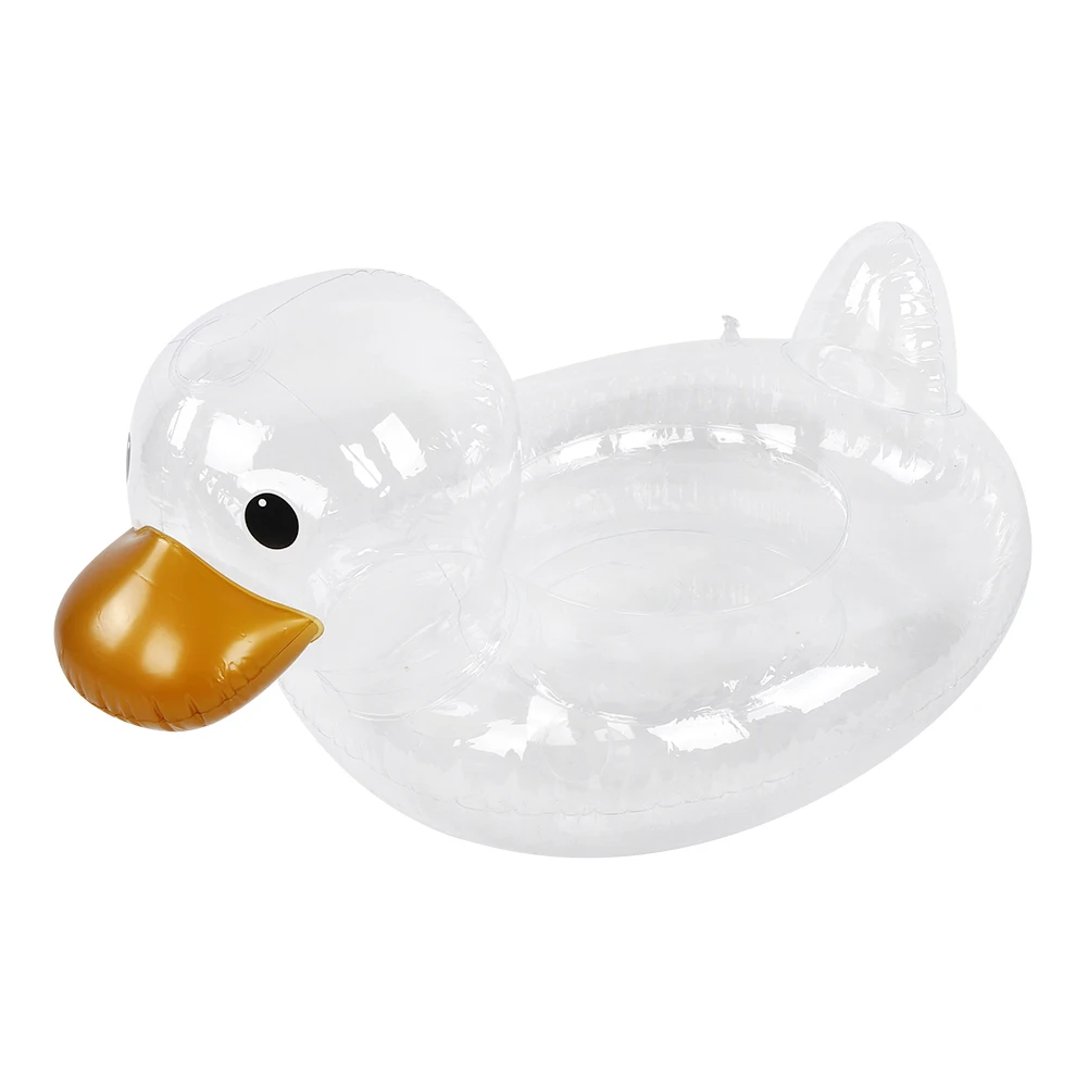

Baby Infant Transparent Duck Swim Ring Toddler Water Floating Seat Circle Pool Safety Aid Trainer for 0-4 Years Old