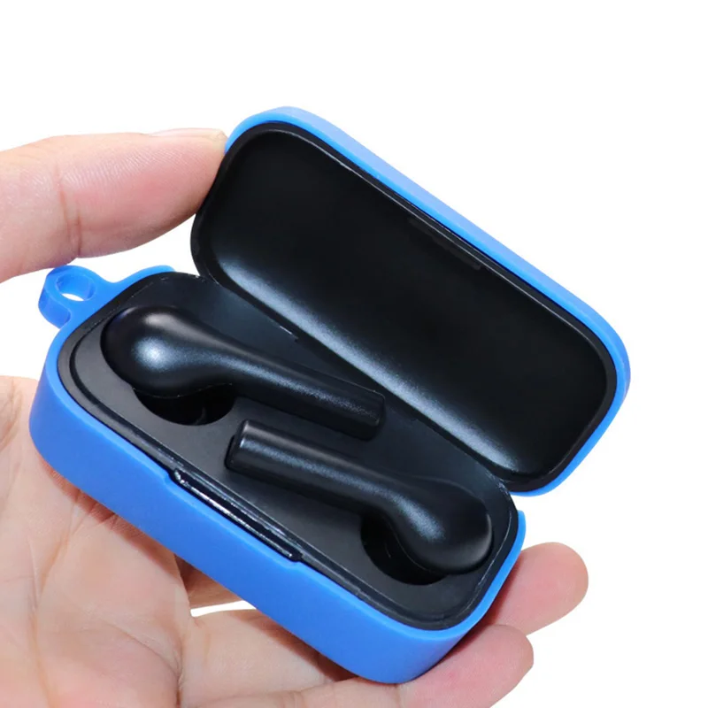 Силиконовый защитный чехол для наушников Bluetooth беспроводных QCY T5 LFX ING|Аксессуары