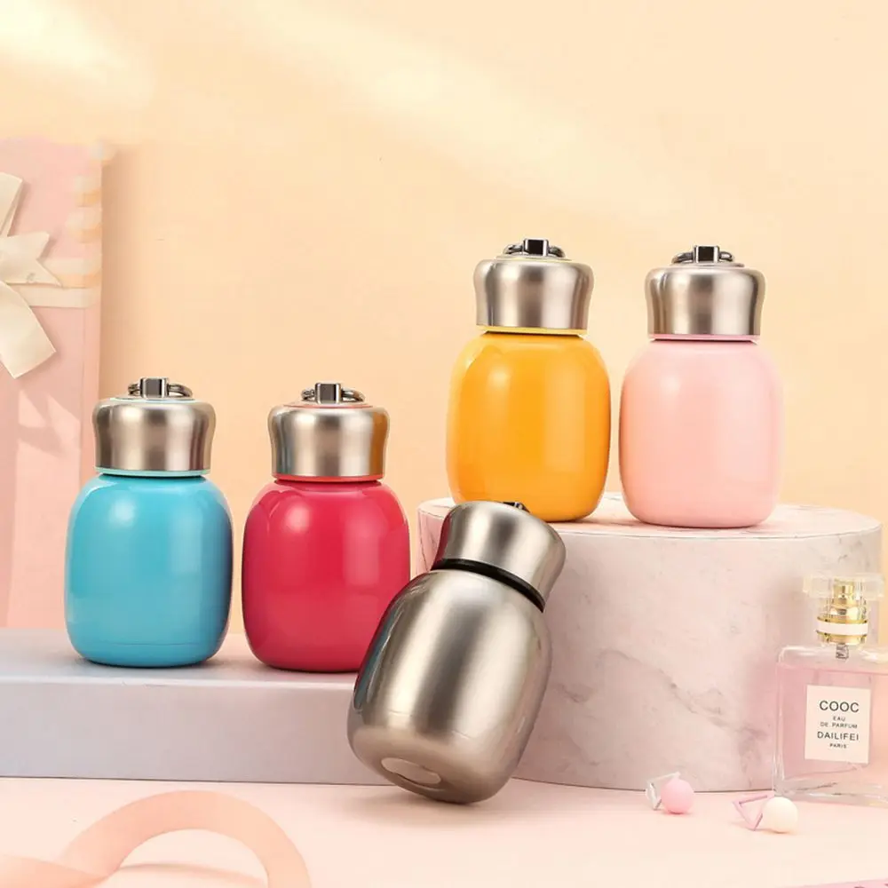 

Drink 200ML/280ML Stainless Steel Drinkware Cute Compact Exquisite Insulated Bottle Mugs Thermoses Cups Vacuum Flasks