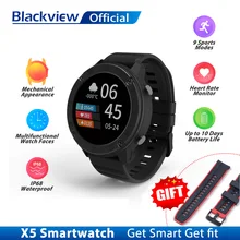 Blackview IP68 SmartWatch X5 Men Women Sports Watch Clock Sleep Monitor Fitness Tracker Heart Rate Smart Watch for IOS Android