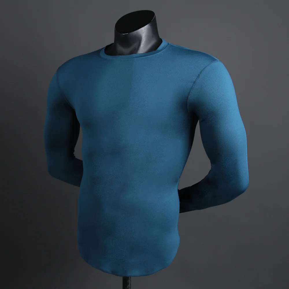 Compression Men's Running T Shirt Fitness Tight Long Sleeve T Shirt Training Jogging Shirts Gym Sports Clothes Shirts for Men