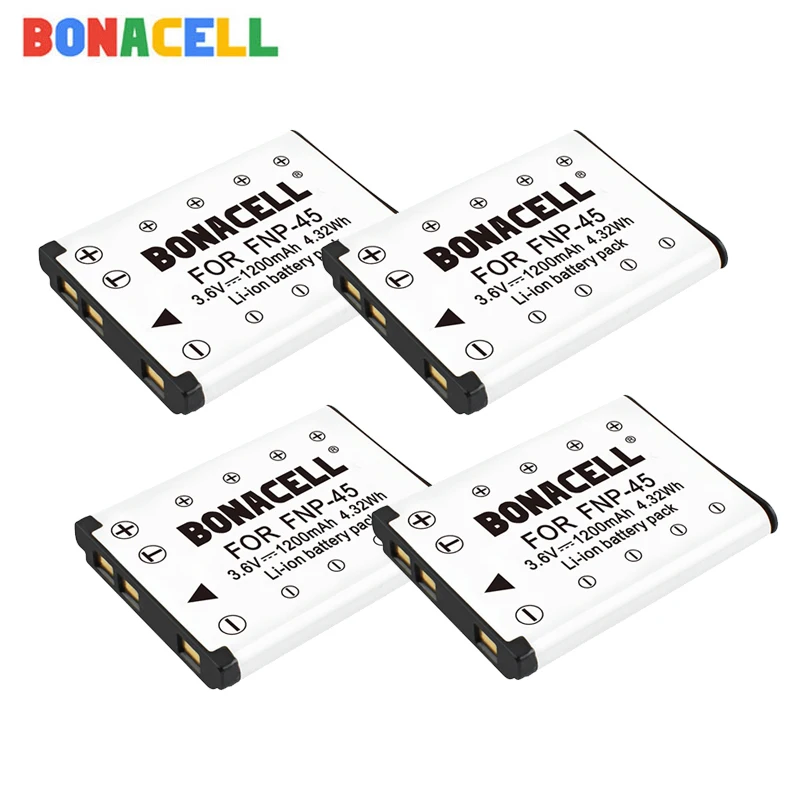 Bonacell 1.2Ah Li 40B Li40B 42B EN EL10 ENEL10 FNP 45 NP батарея для цифровой камеры Olympus Nikon Fujifilm