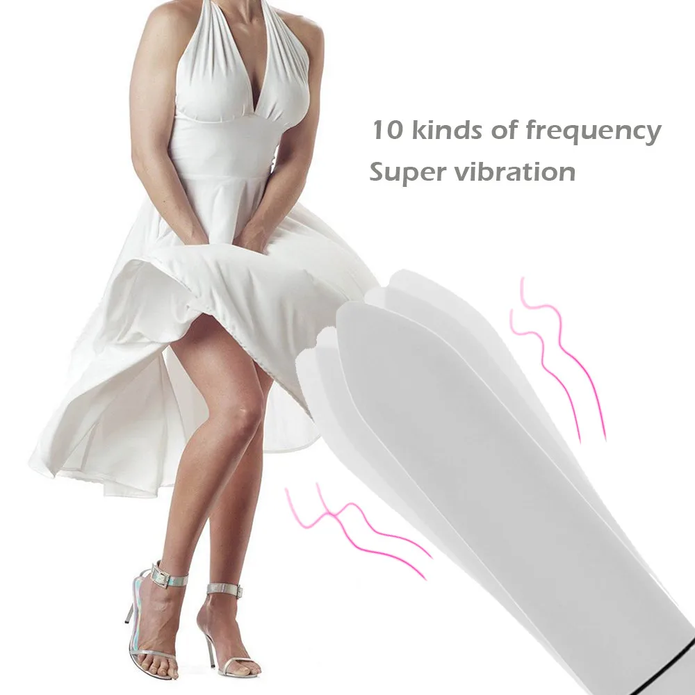 Мини вибратор массажер с режимами скорости и безопасным для тела силиконом