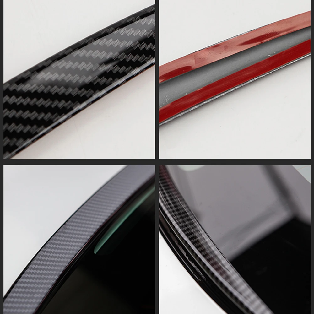 Спойлер Tesla Model 3 черный спойлер из углеродного волокна задний АБС пластика