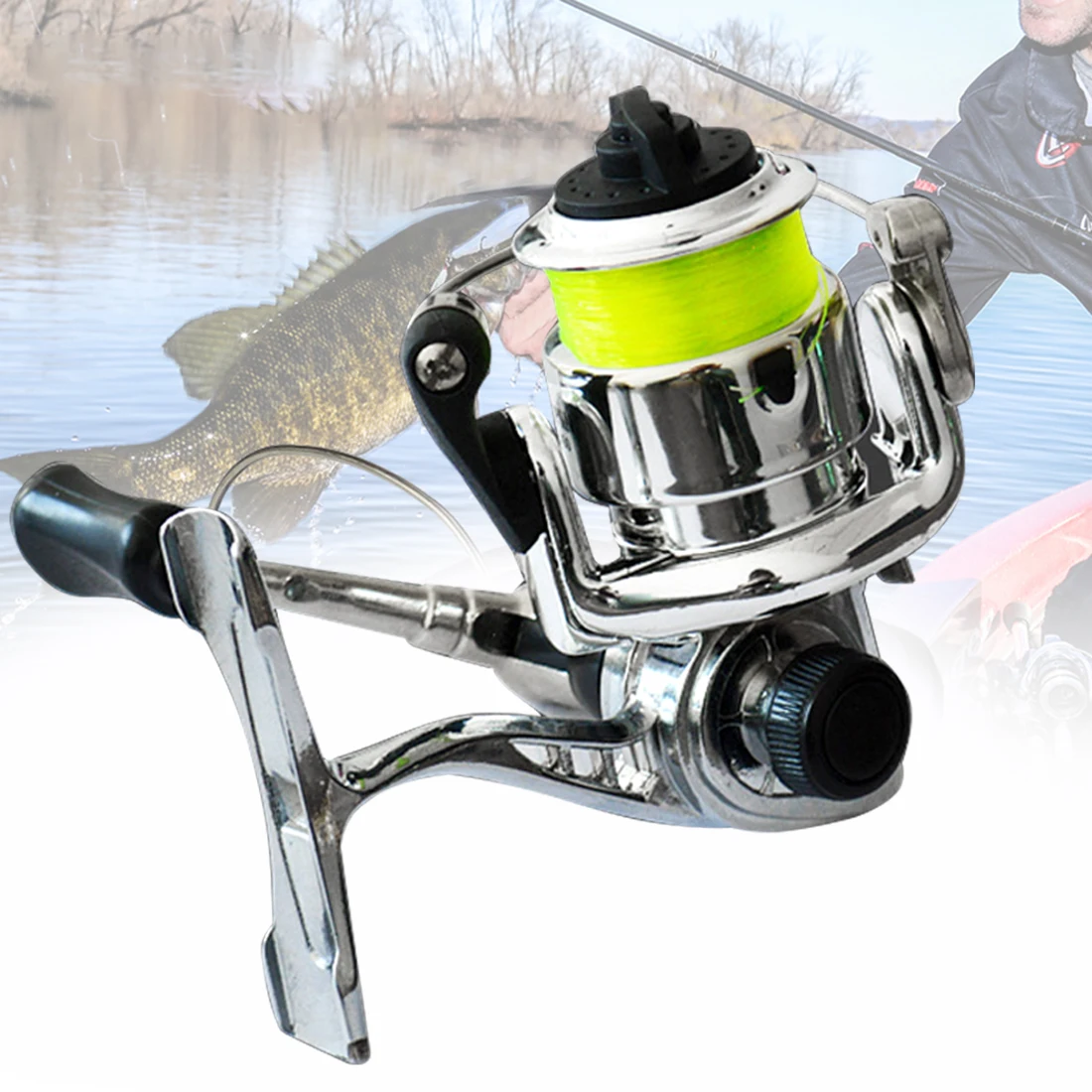 Карманная мини-Катушка для спиннинга 100 рыболовная снасть маленькая катушка 4 3: 1