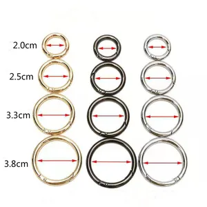 3 предмета в комплекте с металлическим кольцом с пряжкой с открытым Весна сумка металлическая фурнитура