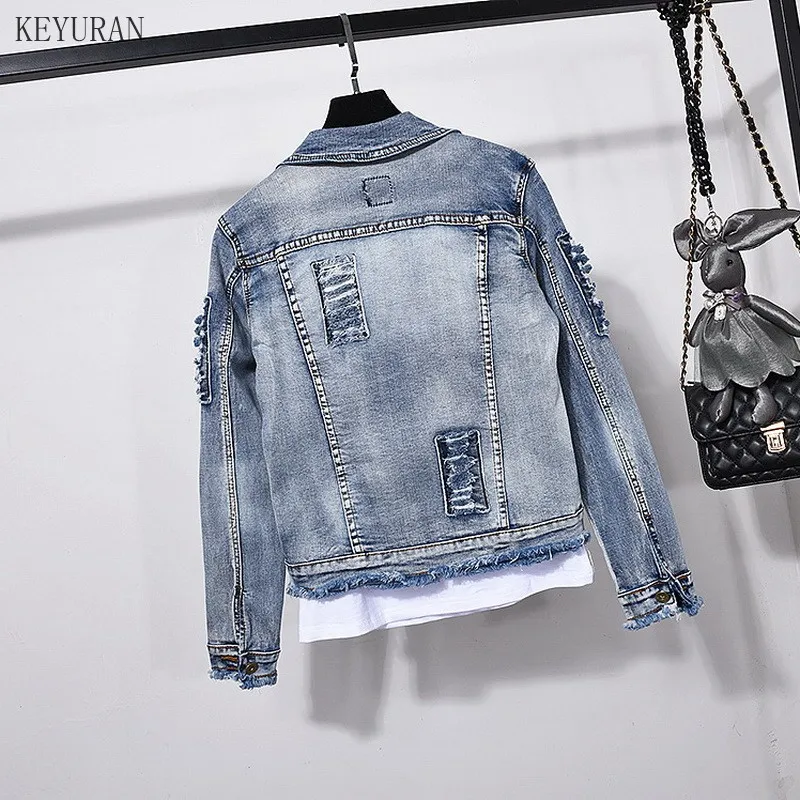 Джинсовый костюм в европейском стиле модная одежда женская новая джинсовая