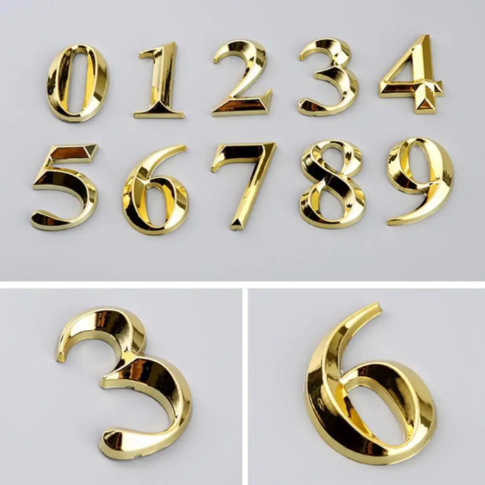 5 см наклейка с номером двери для дома гостиницы табличка самоклеящиеся