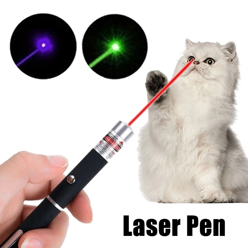 

5MW LED Laser Pet Cat Toy Red Dot Light Sight Interactive Laser Pen Pointer Laser Meter Remotely Lazer Light for Office School