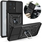 Чехол для Xiaomi Pocophone M3 Pro, противоударный армированный чехол для Mi MIX4 с окошком, противоударный металлический кольцевой чехол-подставка, чехлы для телефонов