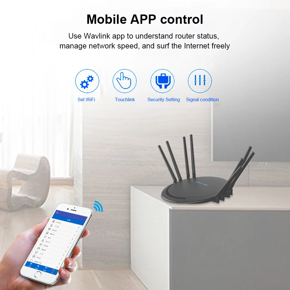 Оригинальный Гигабитный беспроводной Wi Fi роутер Wavlink высокоскоростной Wifi