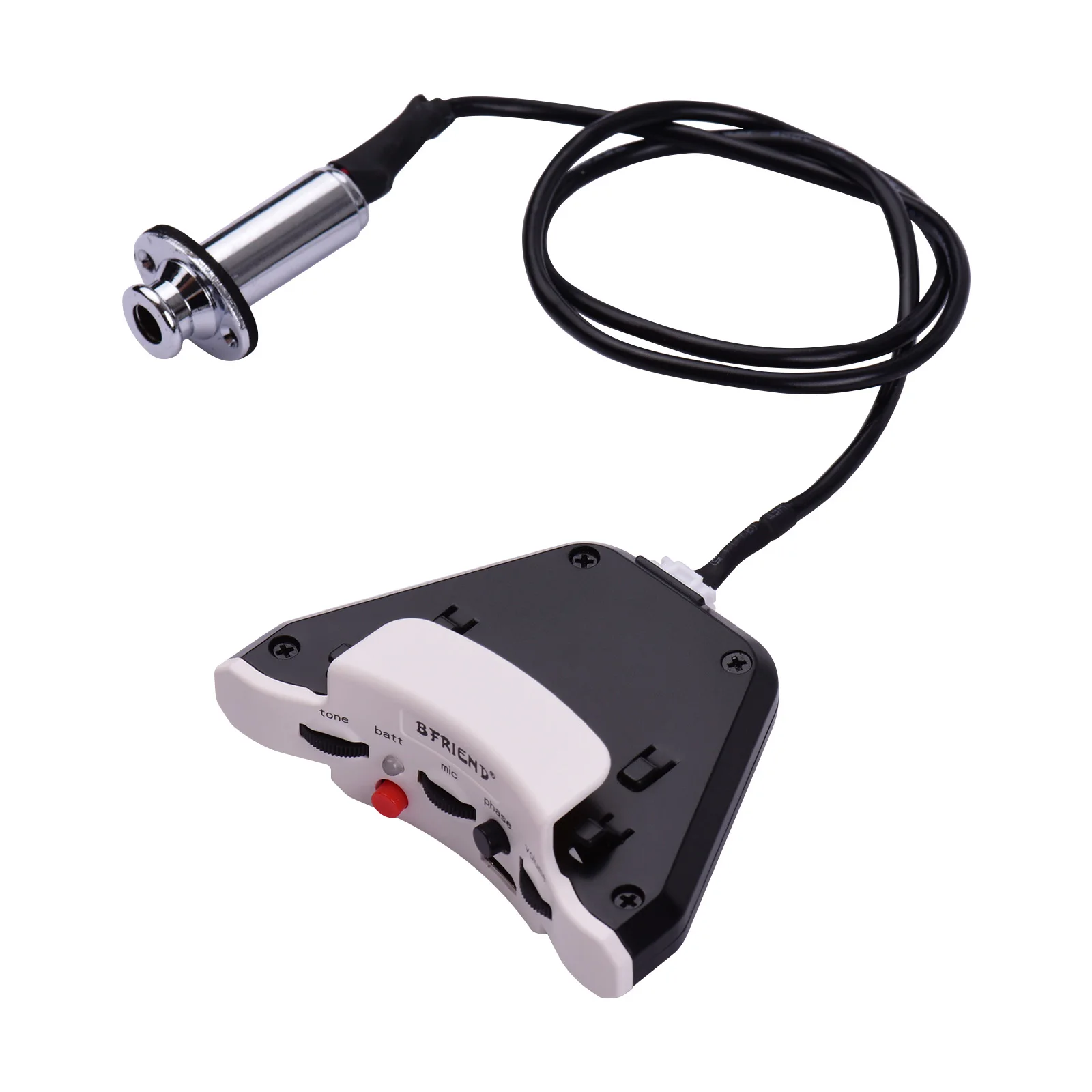 

BFRIEND F9 Acoustic Guitar Soundhole Pickup Piezo + Microphone Double Pickup Easy Installation for Classic Folk Guitars