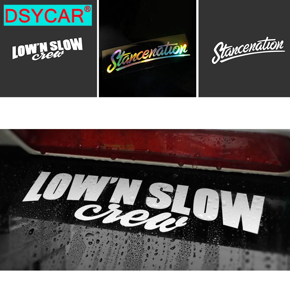 DSYCAR 1 шт. Stancenation LOW'N медленно Водонепроницаемый авто лобовое стекло автомобиля