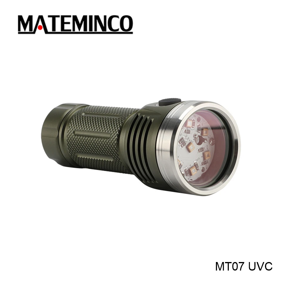 УФ-стерилизатор Mateminco MT07 UVC 26650 нм со светодиодный подсветильник кой и USB-зарядкой |