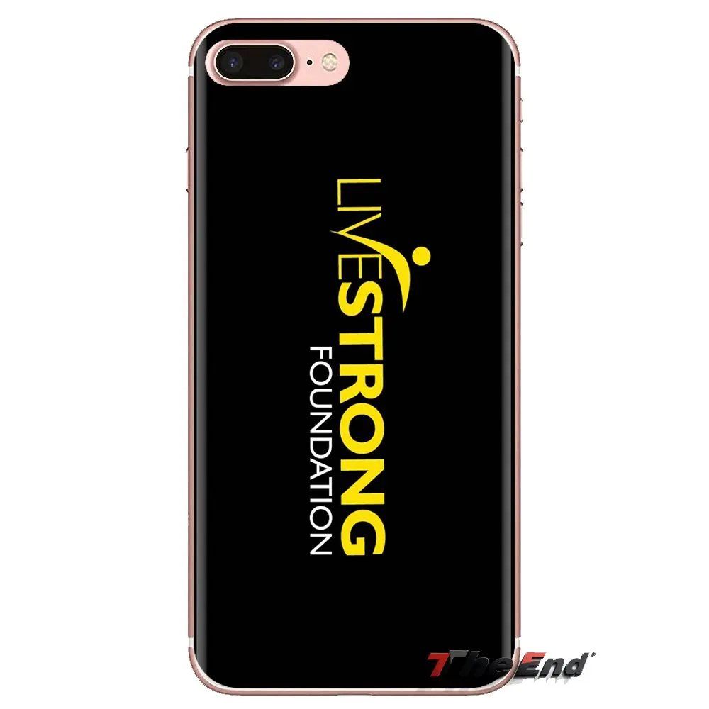 Livestrongs логотип мягкий прозрачный просвечивающийся чехол Чехлы для samsung Galaxy S3 S4 S5