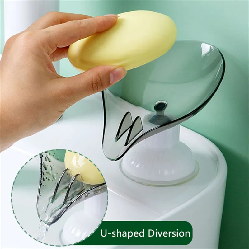 

Hot Soap Box Drain Soap Holder Box Bathroom Shower Soap Holder Dish Storage Plate Tray Bathroom Supplies Bathroom Gadgets