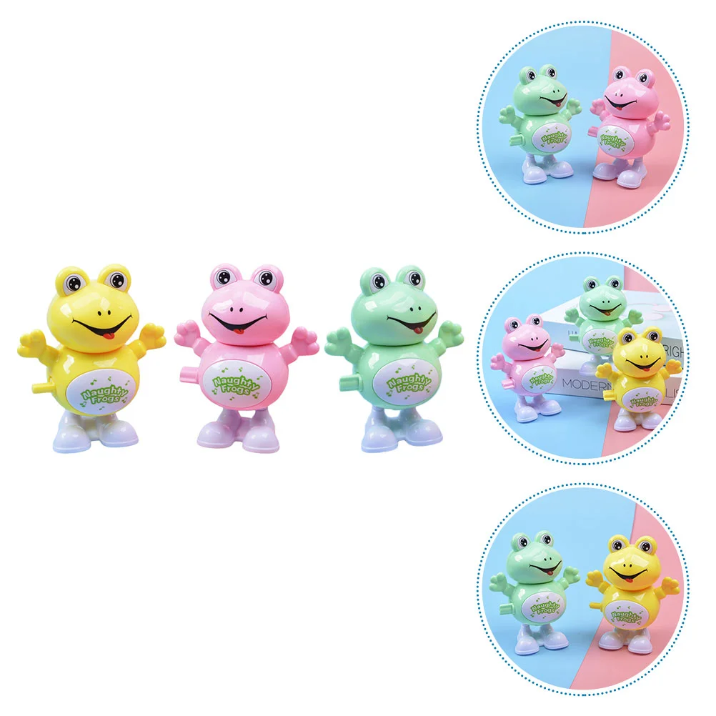 

3pcs Creative Clockwork Toys Adorable Models Wind-up Toys (Random Color)