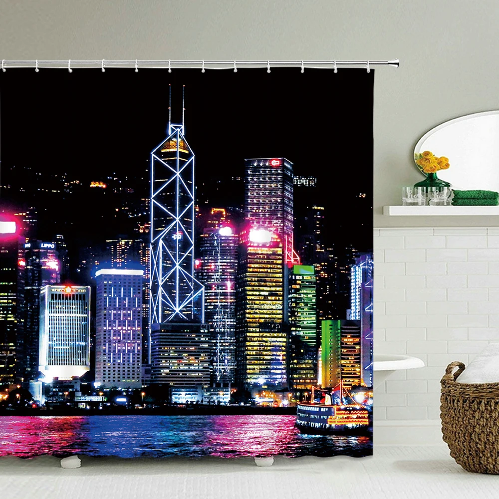

Galaxy Night Starry Sky Bath Curtain Large Size 240x180 Bathroom Shower Curtain Waterproof Polyester Fabric Shower Curtains