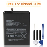 replacement battery bm3j for for xiaomi 8 lite mi8 lite rechargeable phone battery 3350mah