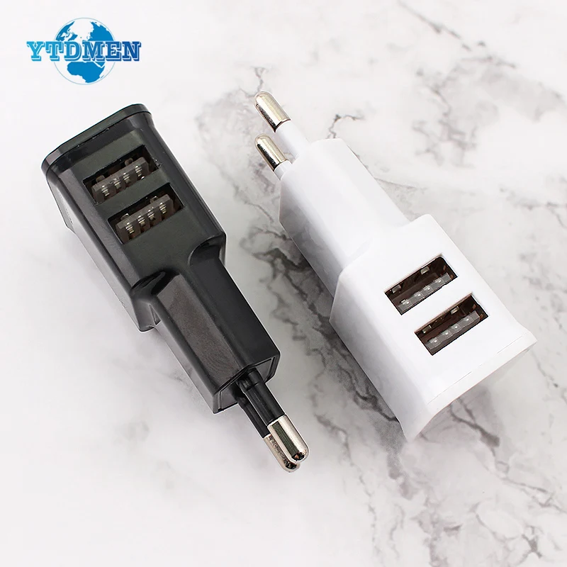 Дорожное удобное Сетевое зарядное устройство с европейской вилкой 2 шт./лот 5 В А