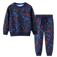 %c2%a0 jumping meters new autumn winter boys girls dinosaurs clothing sets cotton fashion animals print kids sport 2 pcs outfits