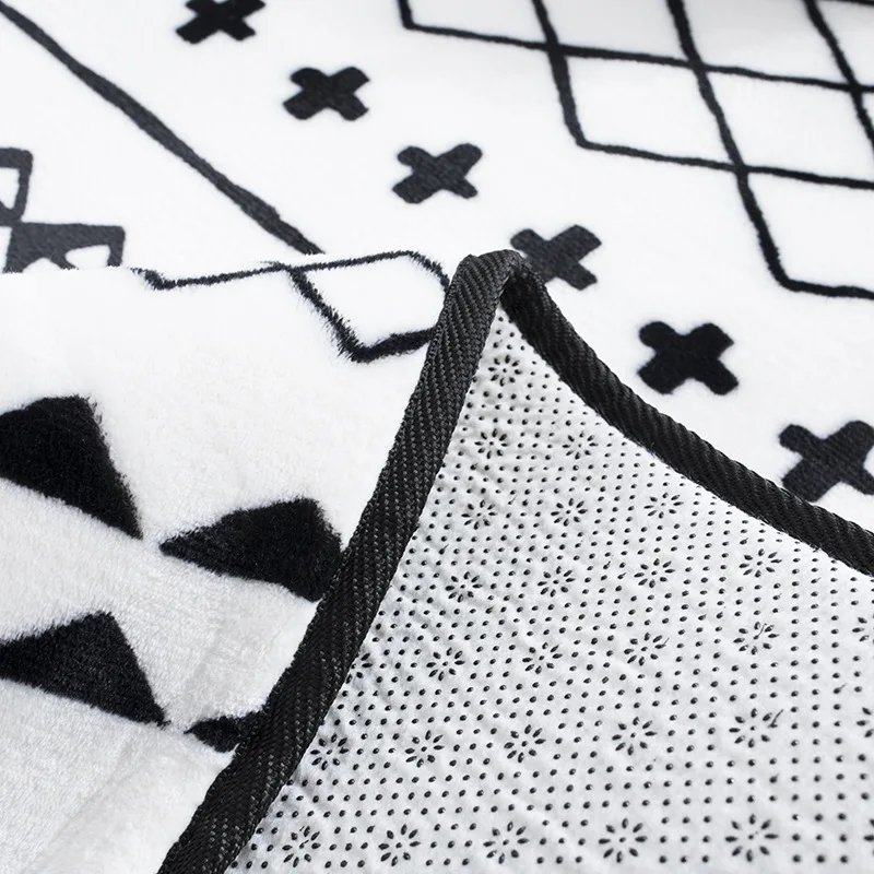 Ковер из фланели в богемном стиле нескользящий коврик для ванной комнаты