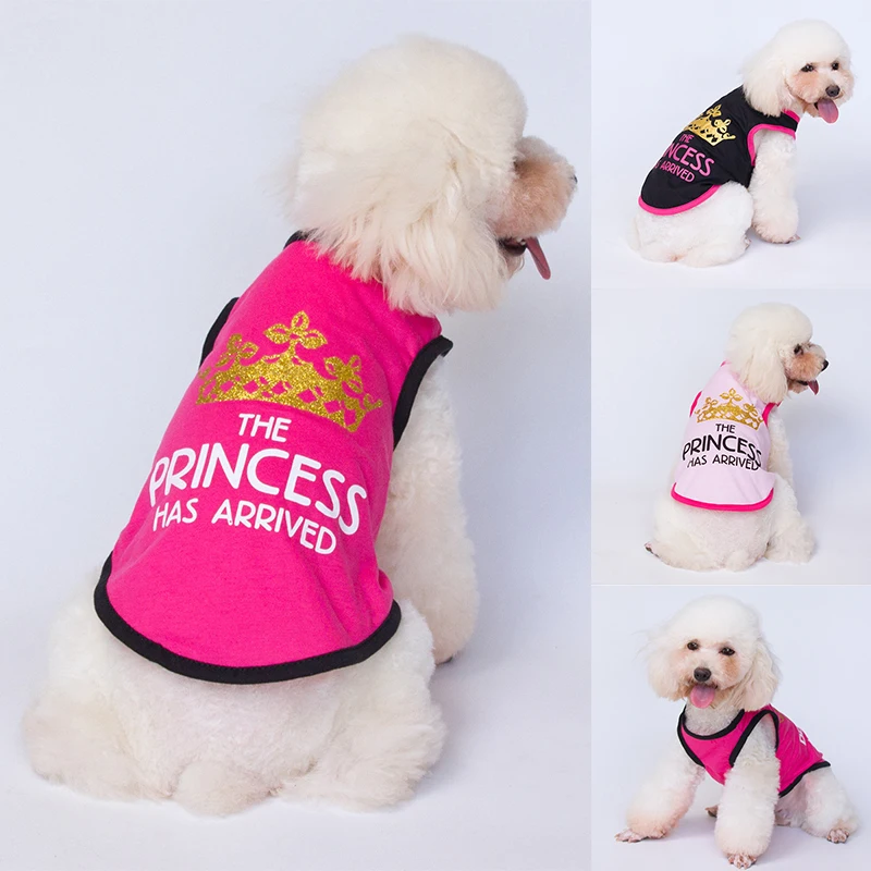 

Cute Printed Summer Pets tshirt Puppy Dog Clothes Pet Cat Vest Cotton T Shirt Pug Apparel Costumes Dog Clothes for Small Dogs