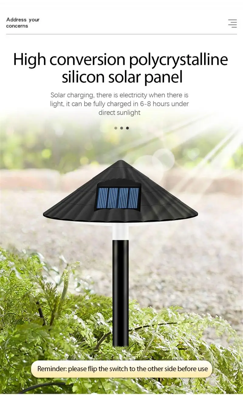 

Solar Plug Lamp Lawn Light Decoration Garden Hollow Lamp Outdoor Soalr Garden Lights Pathway Light Waterproof Garden LED Light
