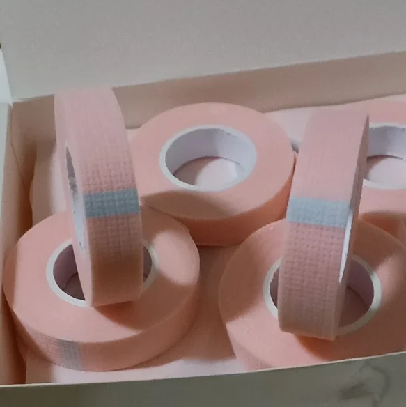 

500pcs Lint-free Tape Green Non-woven Wrap Tape Under Eye Paper Pads Tape Eye Pads Eyelash Extension tool 9m