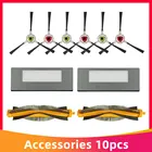 Запасные части для робота-пылесоса Ecovacs Deebot 900 901 M88, сменные пакеты, роликовая боковая щетка, салфетка, Hepa фильтр