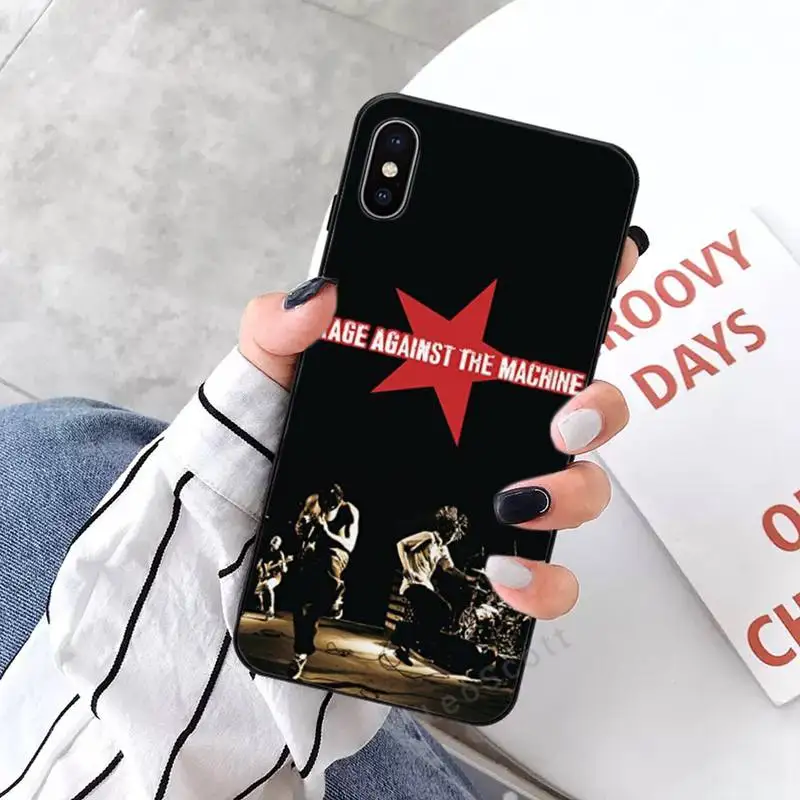 

Rage Against The Machine Phone Cases for iPhone 11 12 mini pro XS MAX 8 7 6 6S Plus X 5S SE 2020 XR