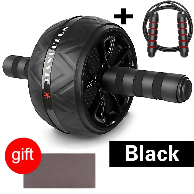 2 в 1 роликовые колеса брюшной набор тренажер для мышц брюшного упражнения пуш-ап