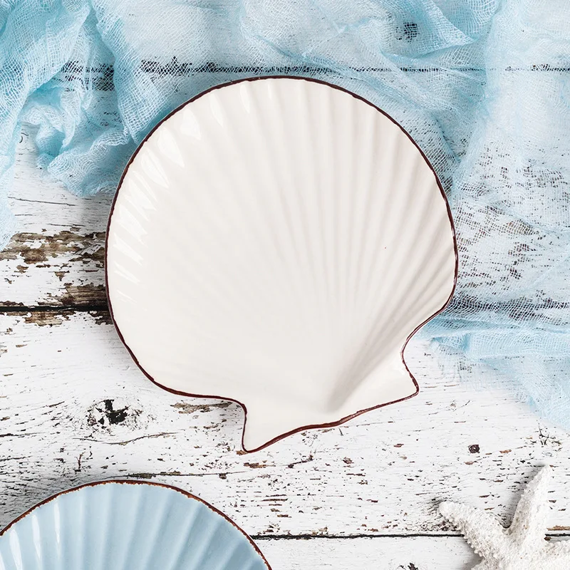 Керамическая посуда серии Ocean тарелка для завтрака в европейском стиле с