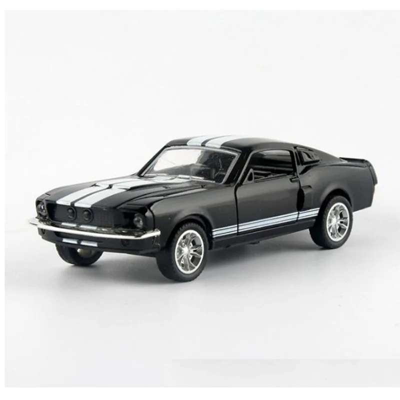 

13CM 1/32 Scale Metal Alloy Classic Car Diecast Model GT500 1967 MUSTANG vintage car model Collection Toy for Kids