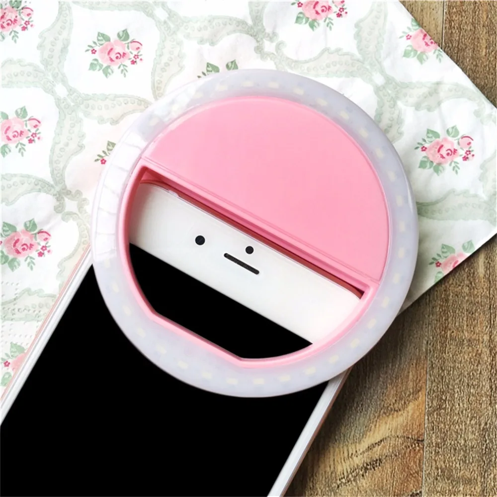 36 LED Selfie Ring Light For iPhone For Xiaomi For Samsung  Portable Flash Camera Phone Case Cover Photography Enhancing
