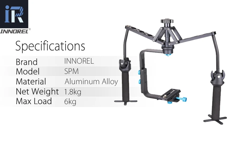 INNOREL ручной паук стабилизатор видео steadicam Rig для DSLR камеры Canon 5D2 5D Mark III 70D видеокамера Механическая Steadycam