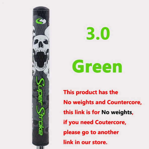 3.0No weights green Супер Стро* череп новейший клюшки тонкий 2,0/3,0/захват без веса клюшки для гольфа ультра светильник клюшки для гольфа - Цвет: 3.0No weights green