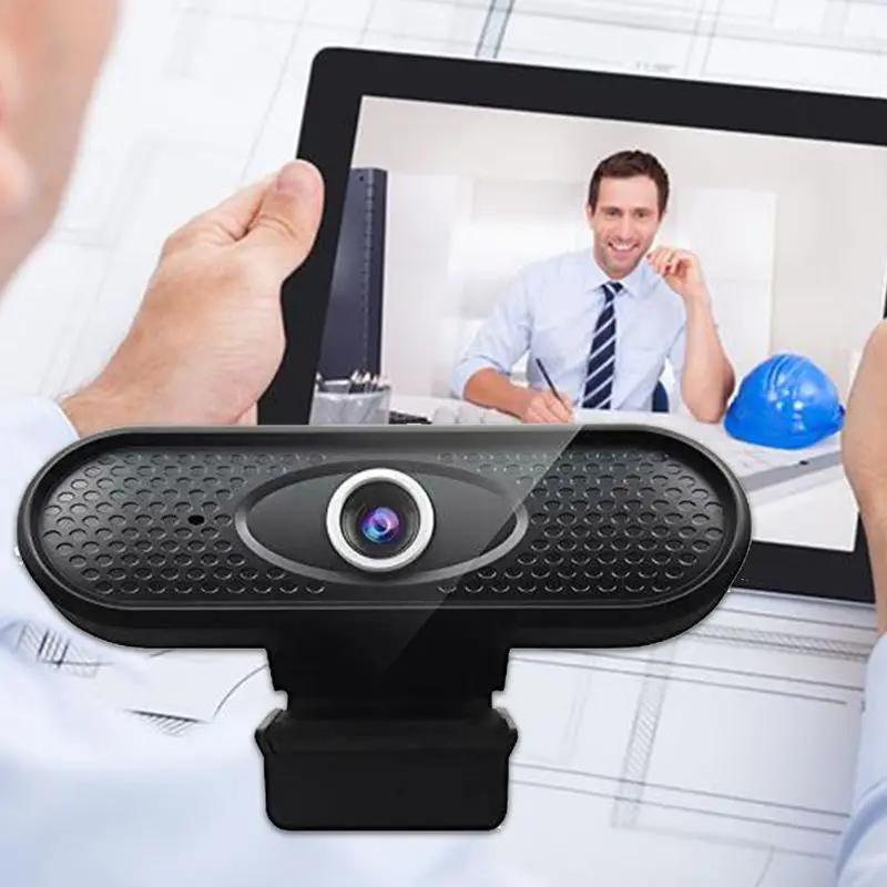 

1080P Webcam High Resolution Computer Peripherals Plastic Built In Microphone