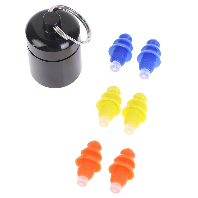 

1 Pair Soft Silicone Noise Cancelling Earplugs Anti-noise Earplug For Sleeping
