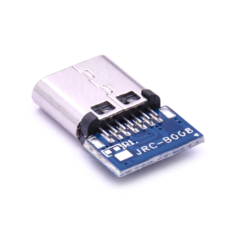 10 шт. разъем USB 180 типа C 14-контактный гнездовой сквозные отверстия печатная плата