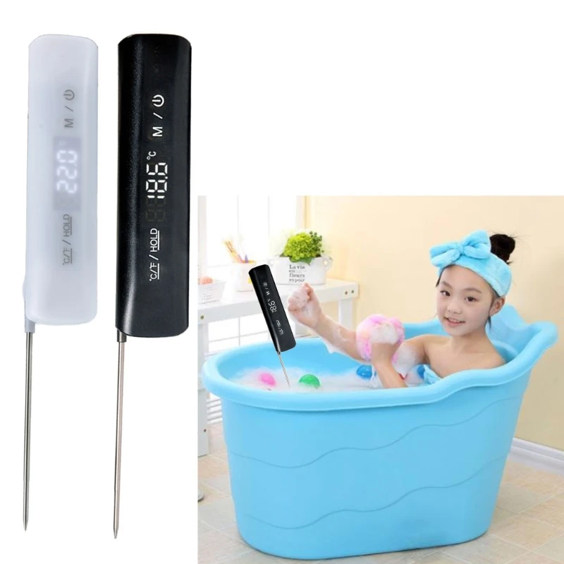 

Touch LED Digital Kitchen Thermometer For Oven Cooking Food Foldable Probe BBQ Electronic Oven Thermometer Backlight