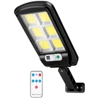 Уличный настенный светильник на солнечной батарее с датчиком движения, дистанционное водонепроницаемое точечное освещение для входной двери, двора, сада, гаража, террасы