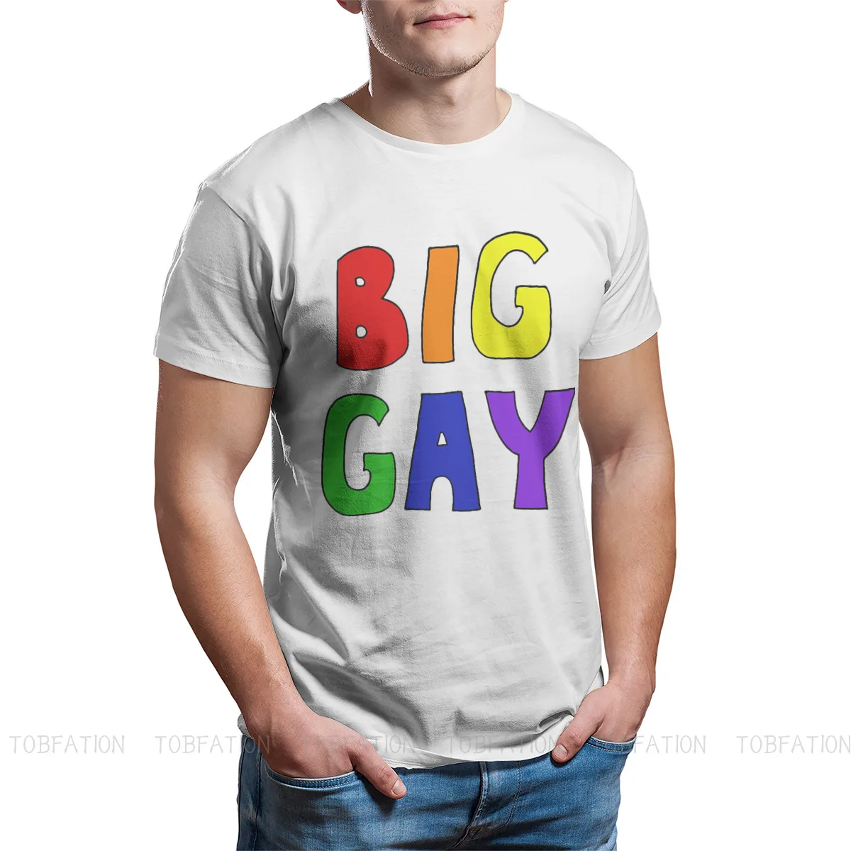 Футболка для геев лесбиянок ЛГБТ парадов гордости месяца Мужская футболка