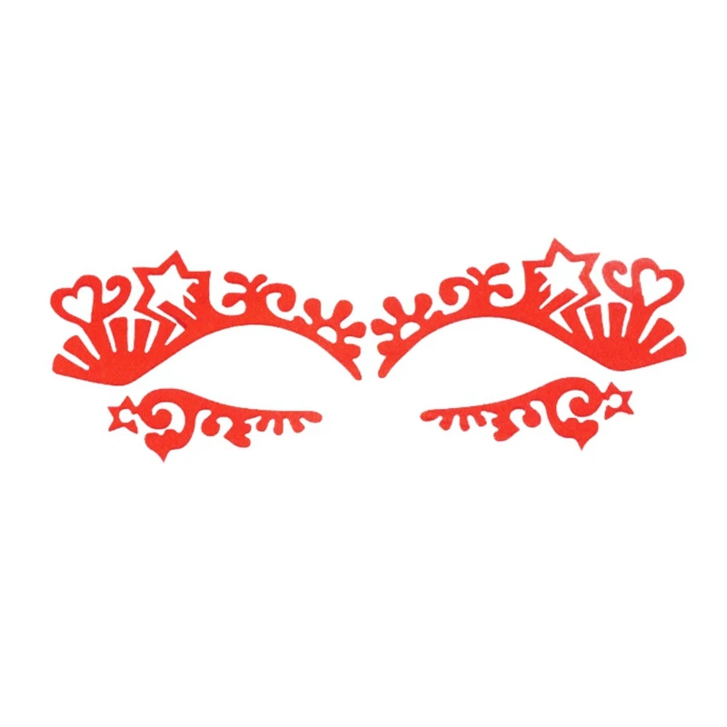 Красочные Т сценические Подиумные глазные наклейки для лица s украшения подходят