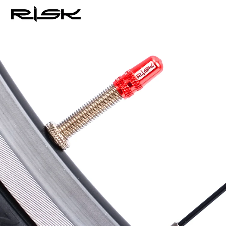10 шт. RISK Bike Presta Schrader колпачки для клапанов MTB дорожный велосипед покрытые шинами французские американские Пылезащитная защита шин 7 цветов - Цвет: Presta-red
